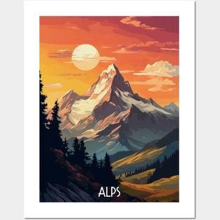 Alps Posters and Art